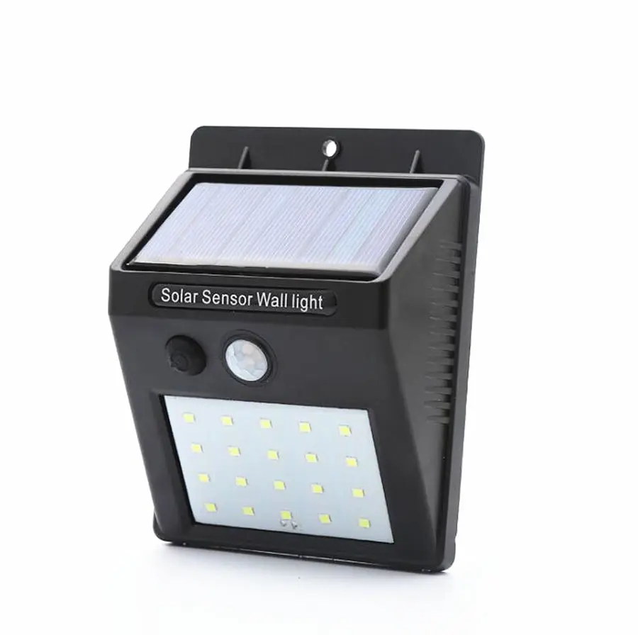 Solar 20leds Outdoor Pir Motion Sensor Light For Led Garden Solar