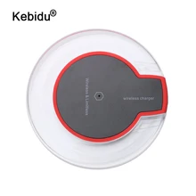 Kebidu USB зарядное устройство QI Беспроводное зарядное устройство для зарядки синий свет кристалл для Elephone P9000 samsung S7/S6 Edge