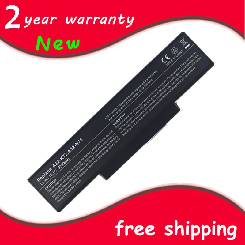 Новинка Аккумулятор для ноутбука ASUS K72S K72Y K73 K73E K73J K73S N71 N71J N71V N71YI N73 N73F N73G N73J N73Q N73S|new