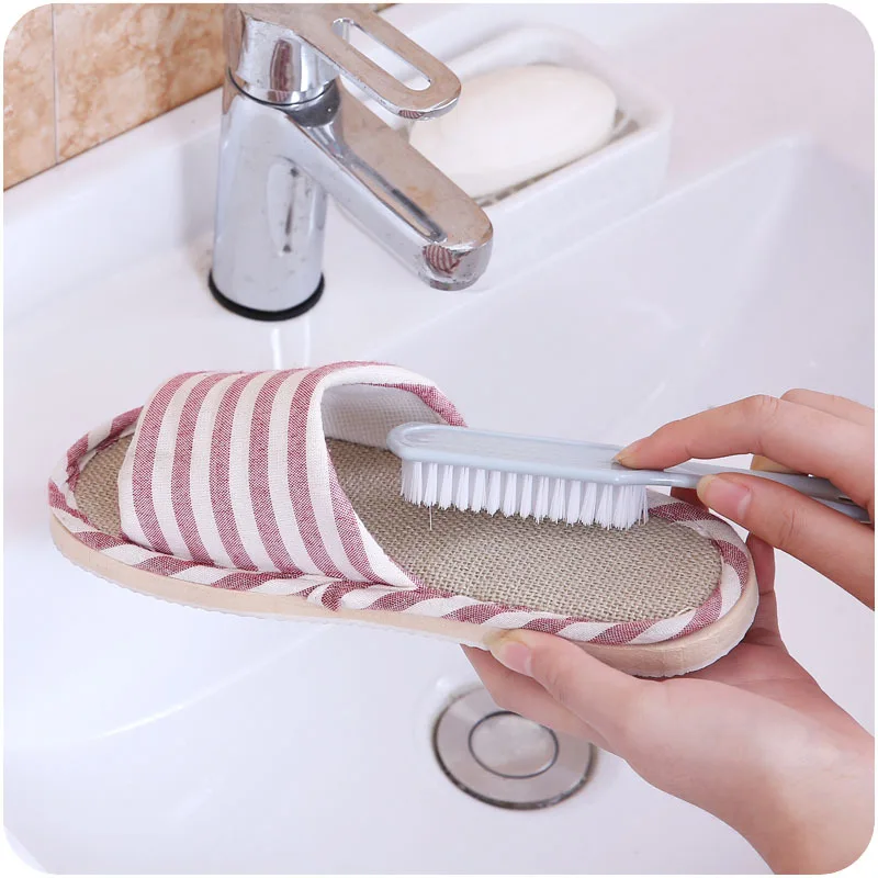 

Plastic Laundry Brush With Long Backboard Cleaning Brushes Clothes Shoes Brosse Soft Hair Shoes Shiner Floor Scrubbing Brush