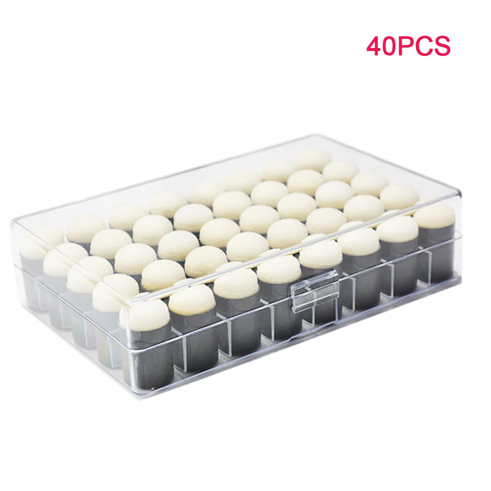 

40pcs Scrapbooking Ink Pad Sponge Daubers Kids Finger Multifunctional Paint Craft With Box Tool Stamping Handmade DIY