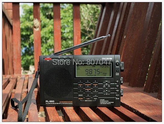 TECSUN PL680 PLL World Band ресивер FM-стерео MW LW SW SSB AIR Band Черный