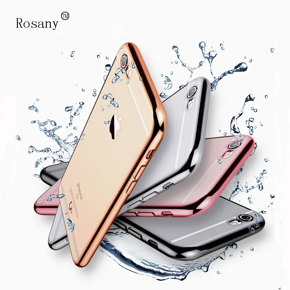 Роскошный резиновый блестящий чехол для iPhone 7 Plus 5S SE 6 S 8 X Huawei P8 P9 Lite Samsung Galaxy S6 S7 Edge S8