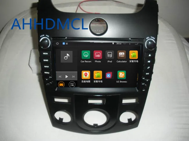 Discount Car Multimedia Player Stereo Radio Audio DVD Android 9.0 Navigation For Kia Cerato Shuma Forte Koup 2008 To 2012 Manual A/C 5