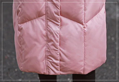 2018 Women Winter Parkas Long Jackets And Coats Adjustable Waist Female Thick Warm Coats Overknee Padded Outwear Jacket AS040 (1) - 