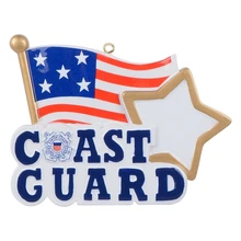 American Coast Guard Polyresin Hanging Personalized Christmas Tree Ornaments For Holiday New Year Gifts Home Decoration American Coast Guard Polyresin Hanging Personalized Christmas Tree Ornaments For Holiday New Year Gifts Home Decoration