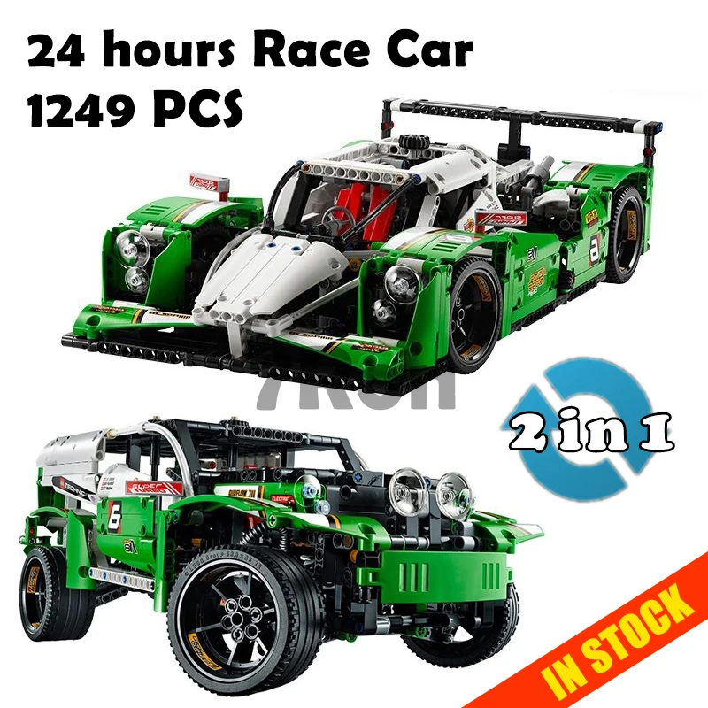 

Models building toys hobbies The 24 hours Race Car 20003 3364 compatible with lego Blocks Technic 42039 Educational DIY Bricks