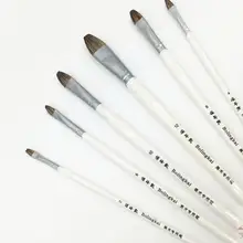 6 шт./компл. Высокое качество Дети Краски Кисточки масла Краски Кисточки воды Цвет Кисточки Книги по искусству Ists акрил Краски S товары для рукоделия канцелярские волос