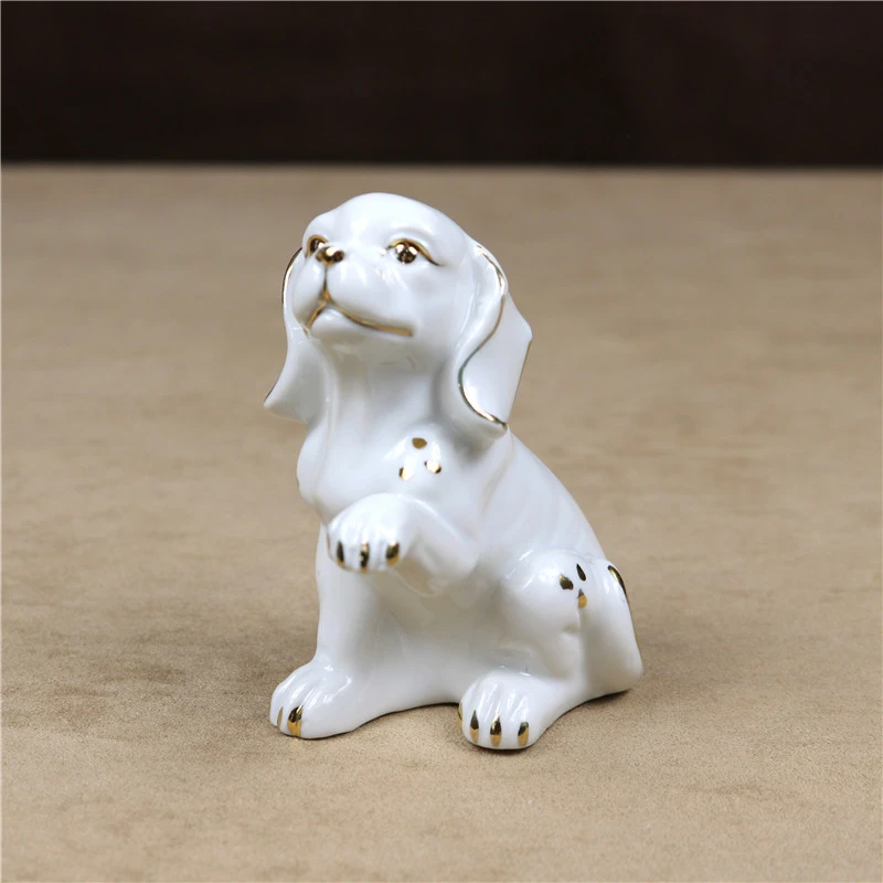 Figurita de dálmata de porcelana, cerámica decorativa, perro manchado, cachorro en miniatura, recuerdo de Mascota, regalo y accesorios de adorno artesanal|craft watch|craft guitarcraft dog - AliExpress