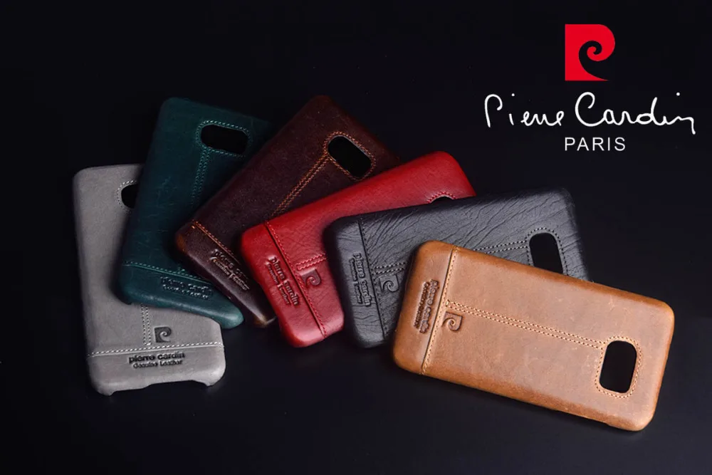 bilder für 2016 marke neue pierre cardin für samsung galaxy s7/s7 edge echtes leder zurück case abdeckung freies verschiffen bilder für 2016 marke neue pierre cardin für samsung galaxy s7/s7 edge echtes leder zurück case abdeckung freies verschiffen