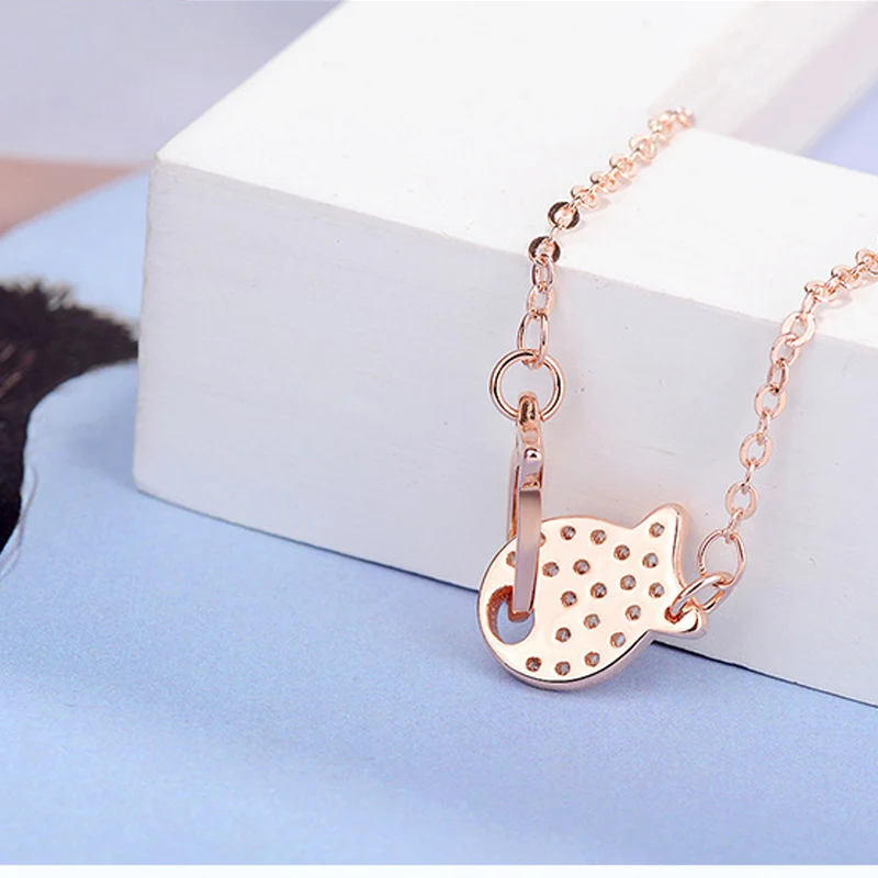 cz zircon pendants necklaces fish  (5)