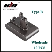 Wholesale 10x Eleoption Replacement Power Tool Battery 22.2V 2.0Ah 2000mah Li-ion Type B for Dyson DC31 / DC34/DC35/DC44 /DC 45