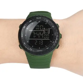 

Fashion Silicone Watch For Men Clock Fashion Black Sports Rubber Band Men's Digital Army Military Quartz Wrist Watches New 50p