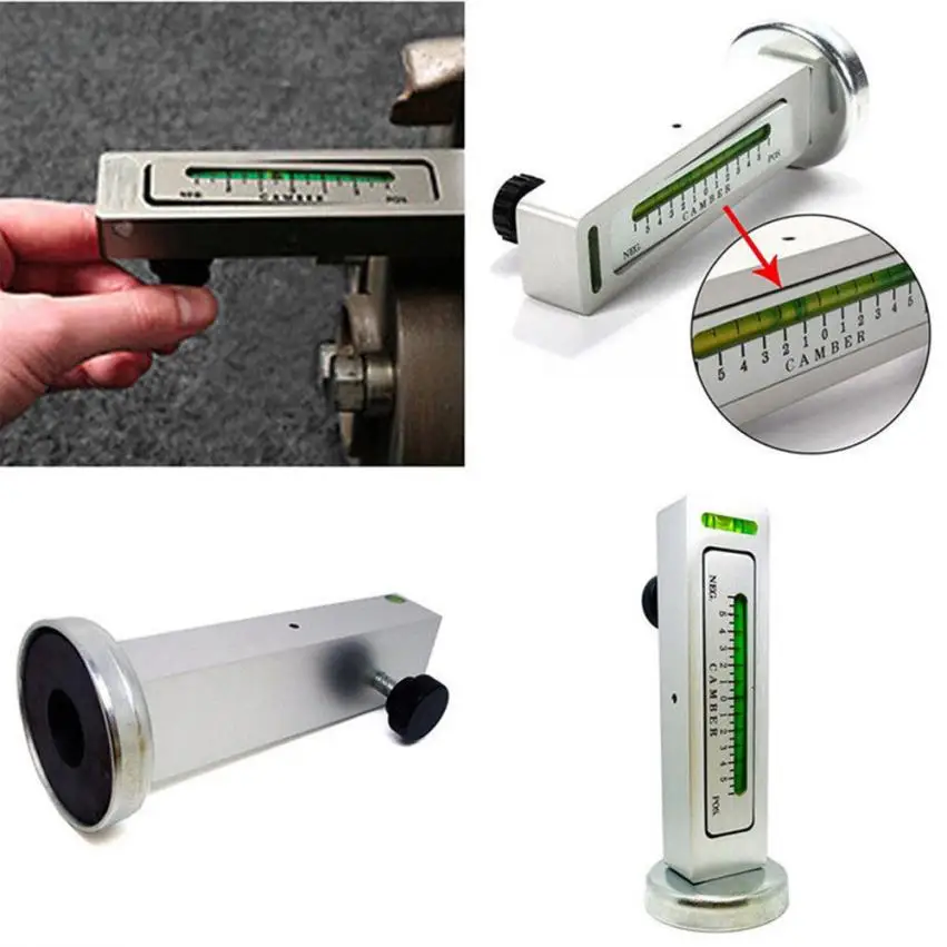 Car-styling AUTO adjustable Magnetic Camber Castor Strut Wheel Alignment Gauge Tool for Universa july28