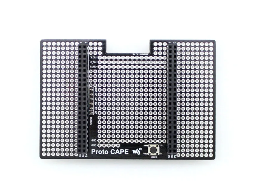 Накидка proto Beaglebone макетная плата черного цвета для создания макета шаг 2 54 мм