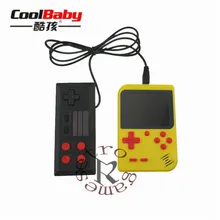 Мини-портативная игровая консоль для 2 плееров, портативные игровые приставки, встроенные 400 игр, Поддержка AV интерфейса, подключение к телевизору