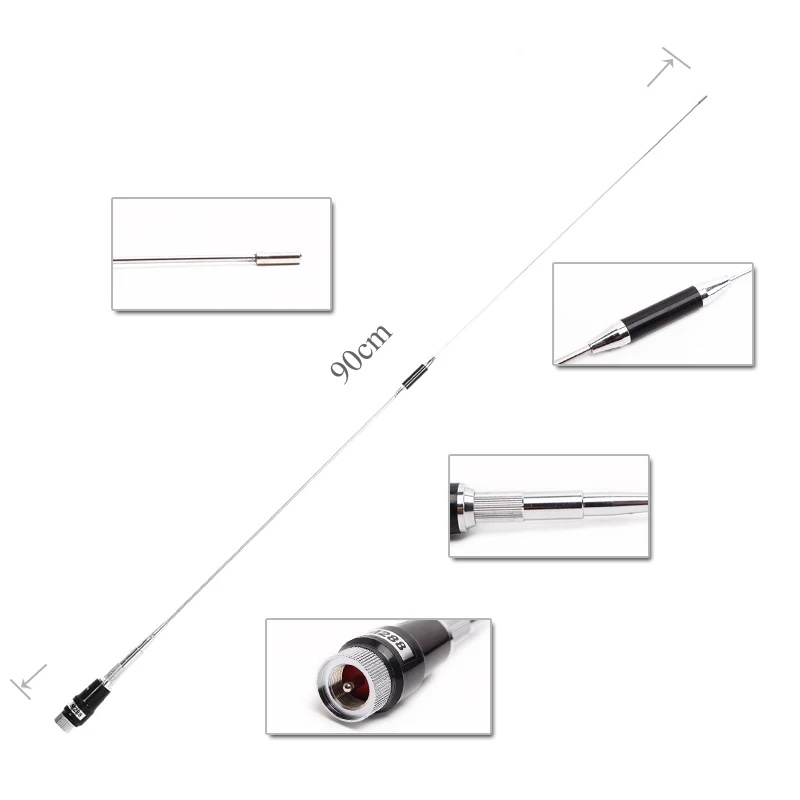 Buy NAGOYA M288 VHF/UHF 144/430MHz Dual Band Mobile Radio Antenna 