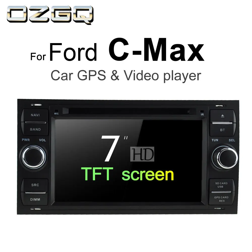 

OZGQ Android 7.1 Car DVD Player For Ford CMax / C-Max 2003-2010 Screen Auto GPS Navigation Bluetooth Radio TV Audio Video Stereo