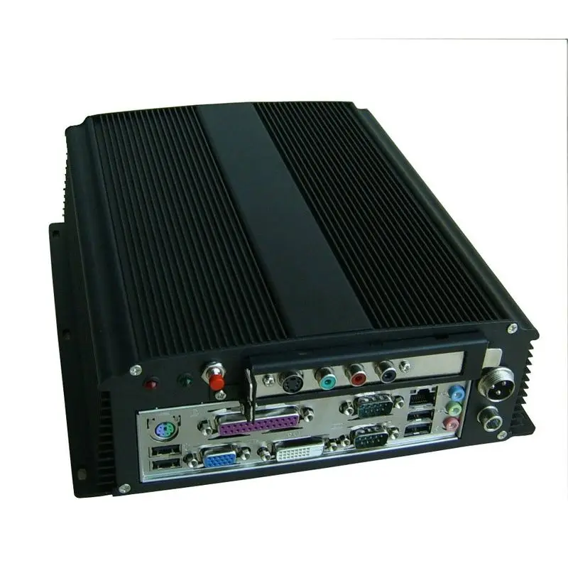 Mini-itx Mini ITX HTPC Case Computer Gaming PC Aluminum Chassis Cases With WallMount Bracket PCI Port