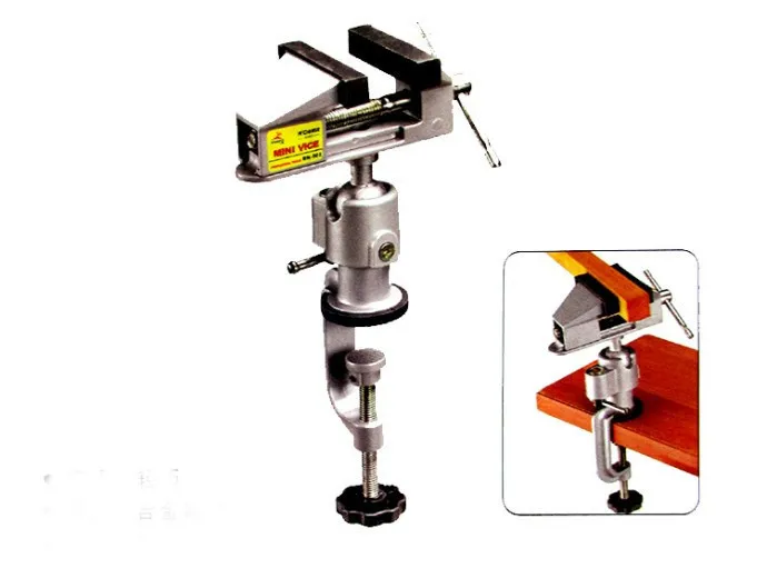 Heavy Duty Tabletop 3" Swivel Vise and table vise bench for watch
