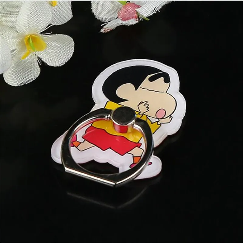 UVR Cute Kid Cartoon Finger Ring Mobile Phone Smartphone Stand Holder For iPhone X 8 7 6 6S Plus IPAD MP3 Car Mount For Samsung
