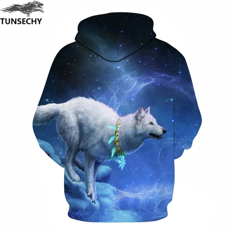 Wolf Printed Hoodies Men 3d Hoodies Brand Sweatshirts Boy Jackets Quality Pullover Fashion Tracksuits Animal Streetwear Out Coat