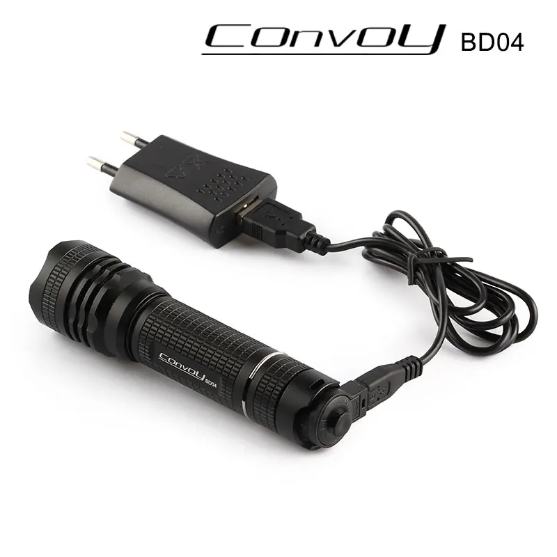 Convoy BD04 zoomable flash светильник CREE XML2 U2 светодиодный 18650 светодиодный светильник, фонарь, фонарь, Самозащита, Кемпинговый светильник, лампа