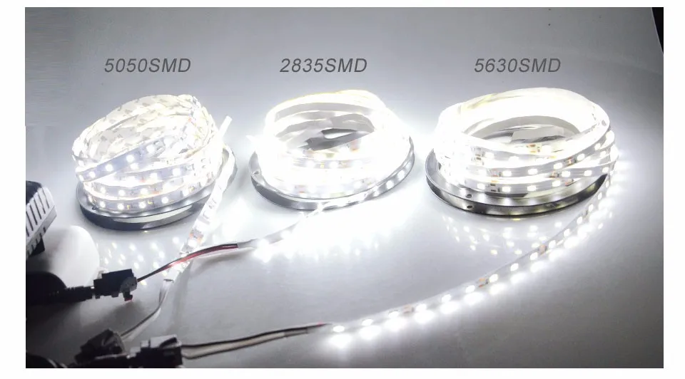 5 м Светодиодная лента IP20 SMD3528 5050 5630 300 светодиодный s RGB Светодиодная лента ленточный светильник Теплый Холодный белый Потолочный барный светильник