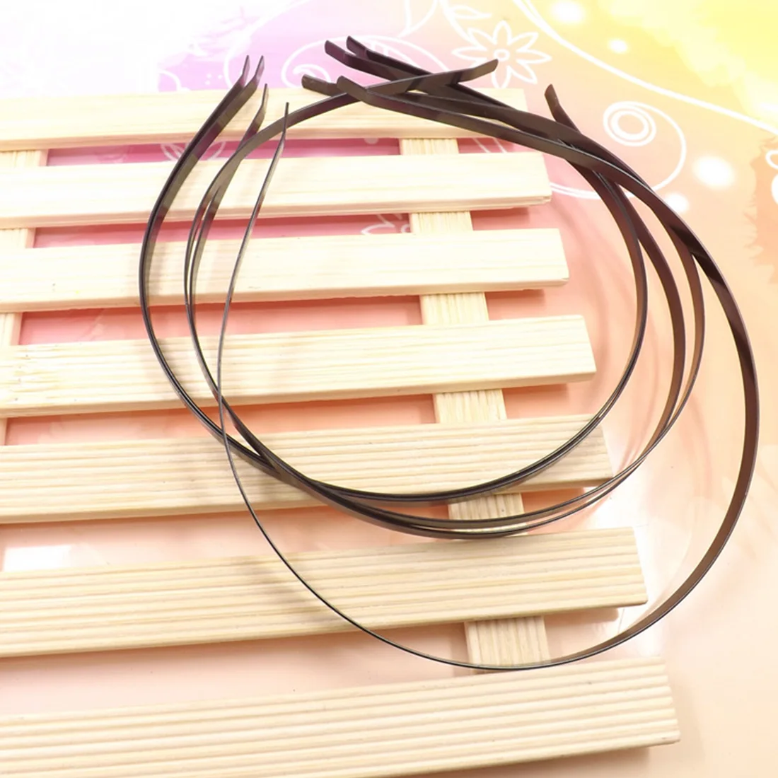 

New Wholesale Simple Blank Plain Metal Headband 5mm Hair Band For Hair Accessories DIY Craft