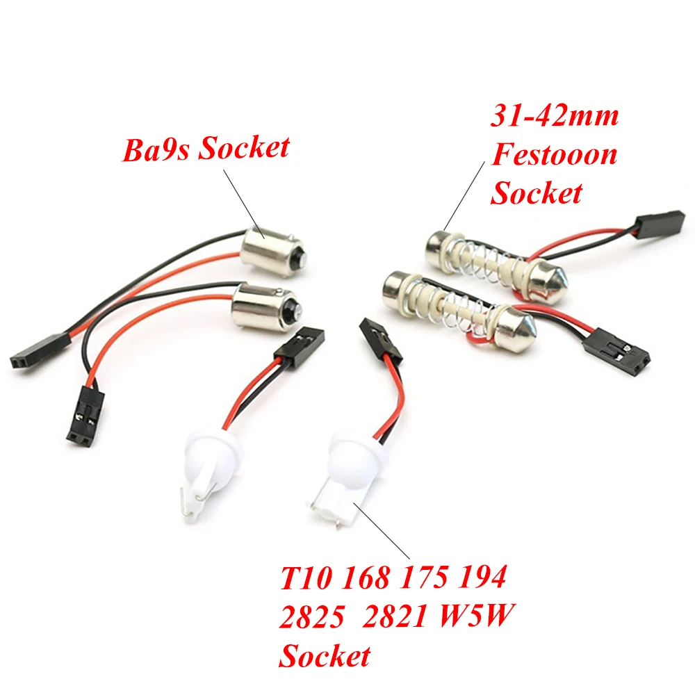 2 шт. Автомобильные светодиодные лампы T10 W5W 18/24/36/48 SMD COB 12 В|Сигнальная лампа| |