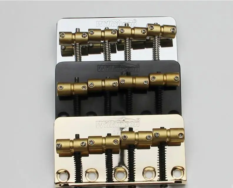 1pcs 6 String Bass Guitar Bridge Chrome Quality 4 String bass guitar bridge chrome BB001