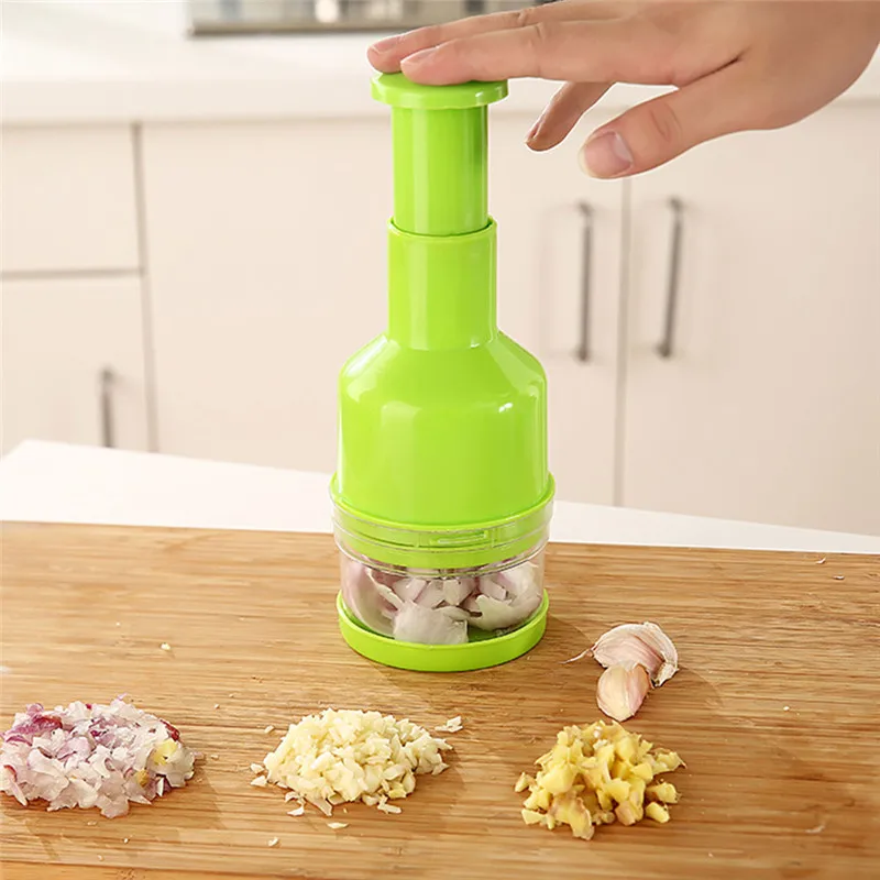 Multifunctional Press Onion Slicer Cutter Chopper Garlic Vegetable