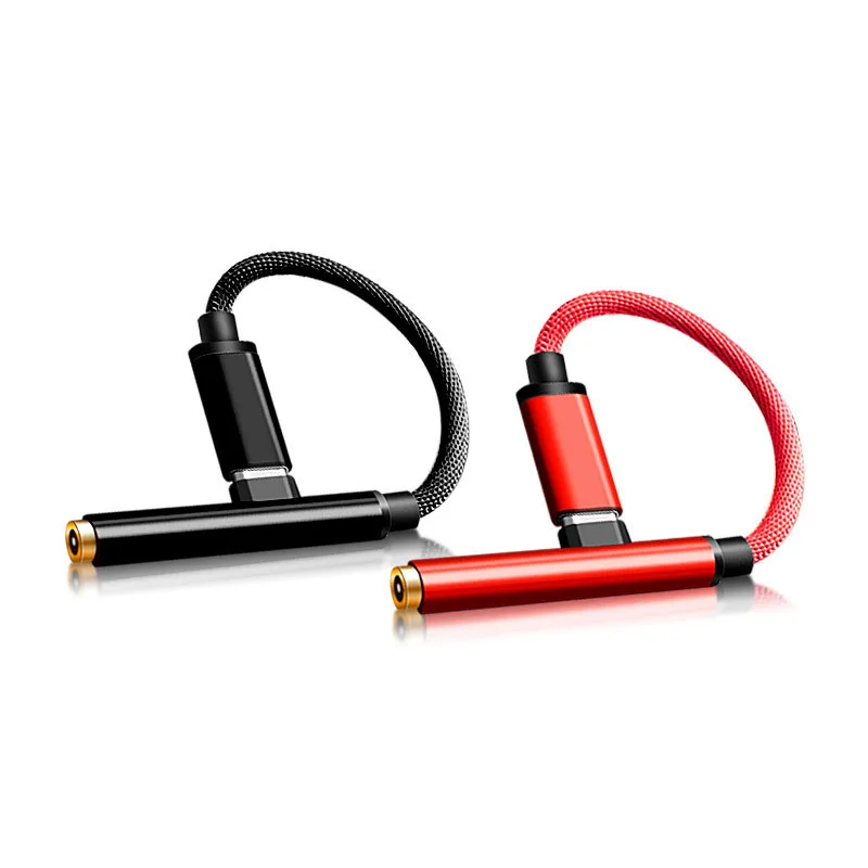 Кабель для наушников кабель зарядки и синхронизации USB 2 в 1 Наушники Тип C до 3 5 мм