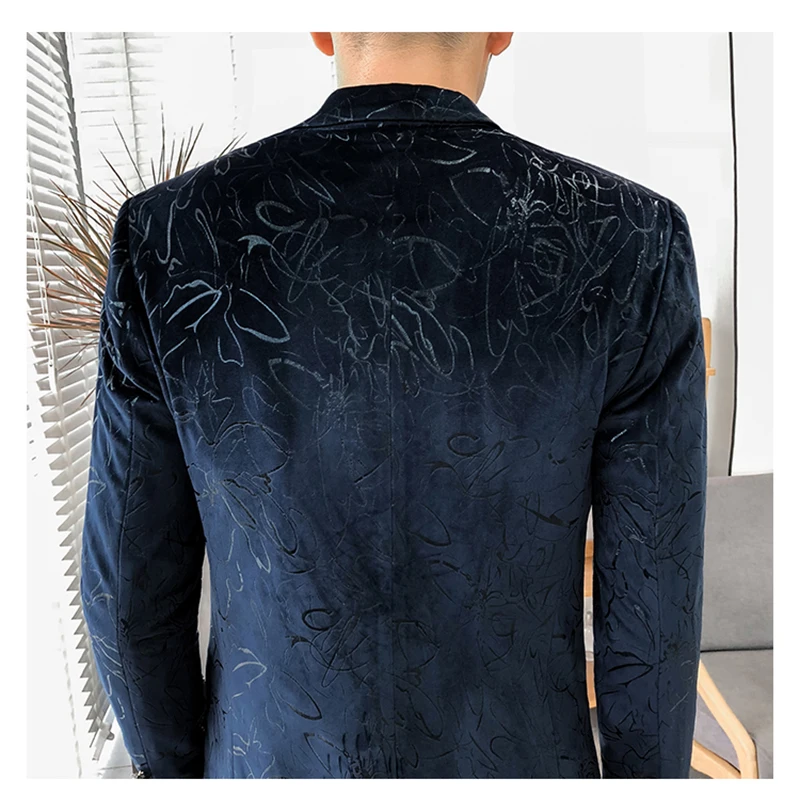 Blazer Masculino Slim Fit Casual Blazers Men Suits Wedding Blazer For Men  (14)