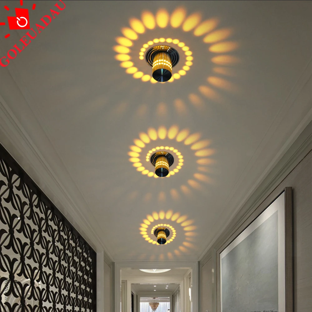 

Creative Lamp Small LED Ceiling Light for Art Gallery Decoration Front Balcony lamp Porch light corridors Light Fixture