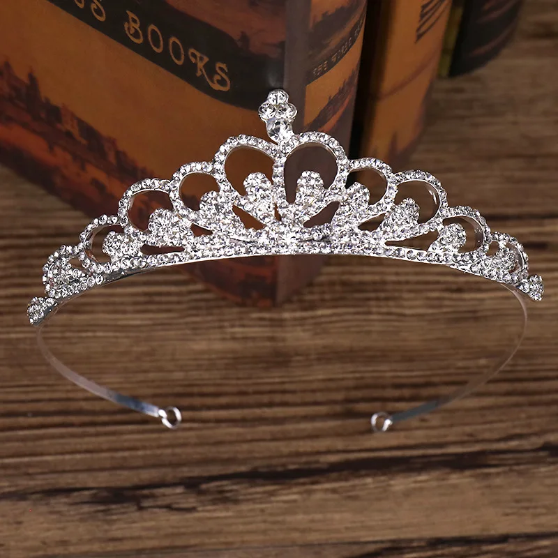 Corona De Cristal De Princesa Tiaras Novias Hechas A Mano Cumpleaños