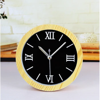 

Small Alarm clock Vintage Desktop Digital Watch Round Table Clock bedside office Clocks Saat Reloj Masa Saati Relogio de mesa