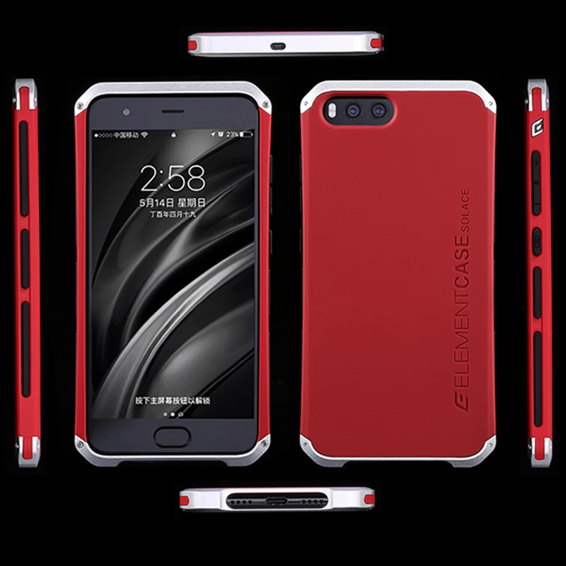 Антиосенняя Металлическая Рамка PC Back для Xiaomi mi 6 M6 mi 6 из алюминиевого сплава Mobile Xiao mi 6 mi 6 бампер чехол+ подарок