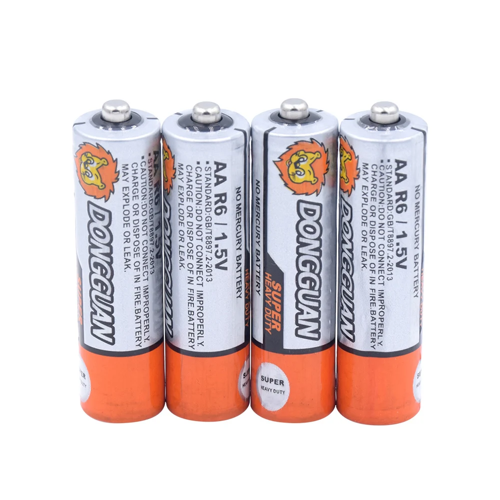 4 шт. высокое качество 1,5 в Aa Um3 батареи углеродно-цинковые сухие батареи для камеры игрушки фонарик LR6, HR6, UM3, MN1500, 15A, 15AC