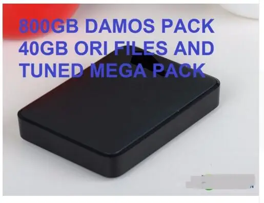Набор DAMOS PACK Winols 2 24/2 26 + 800 ГБ 40 файлов ORI и обновленный пакет 1 ТБ HDD ECM TITANIUM 61 с