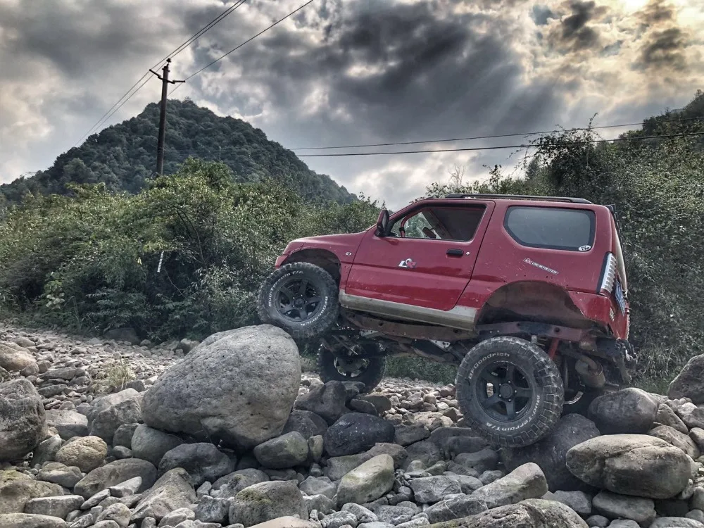 4 дюймов внедорожный Jimny JB43 полный лифт подвеска комплект задний 4 ссылка версия