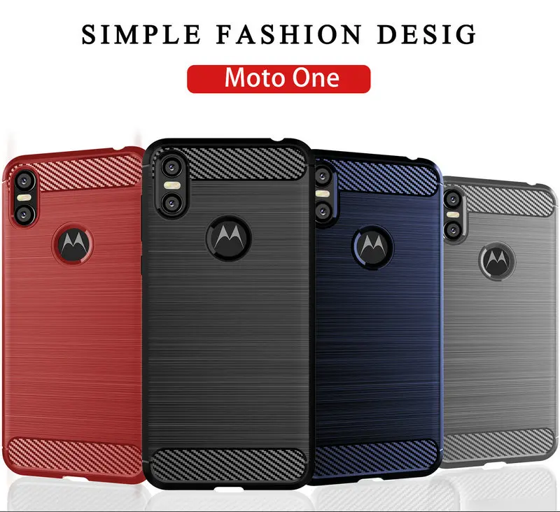 

for Motorola One Android One Silicone Armor Bumper Shockproof Cover Phone Cases for Motorola One Android One Cases Fundas