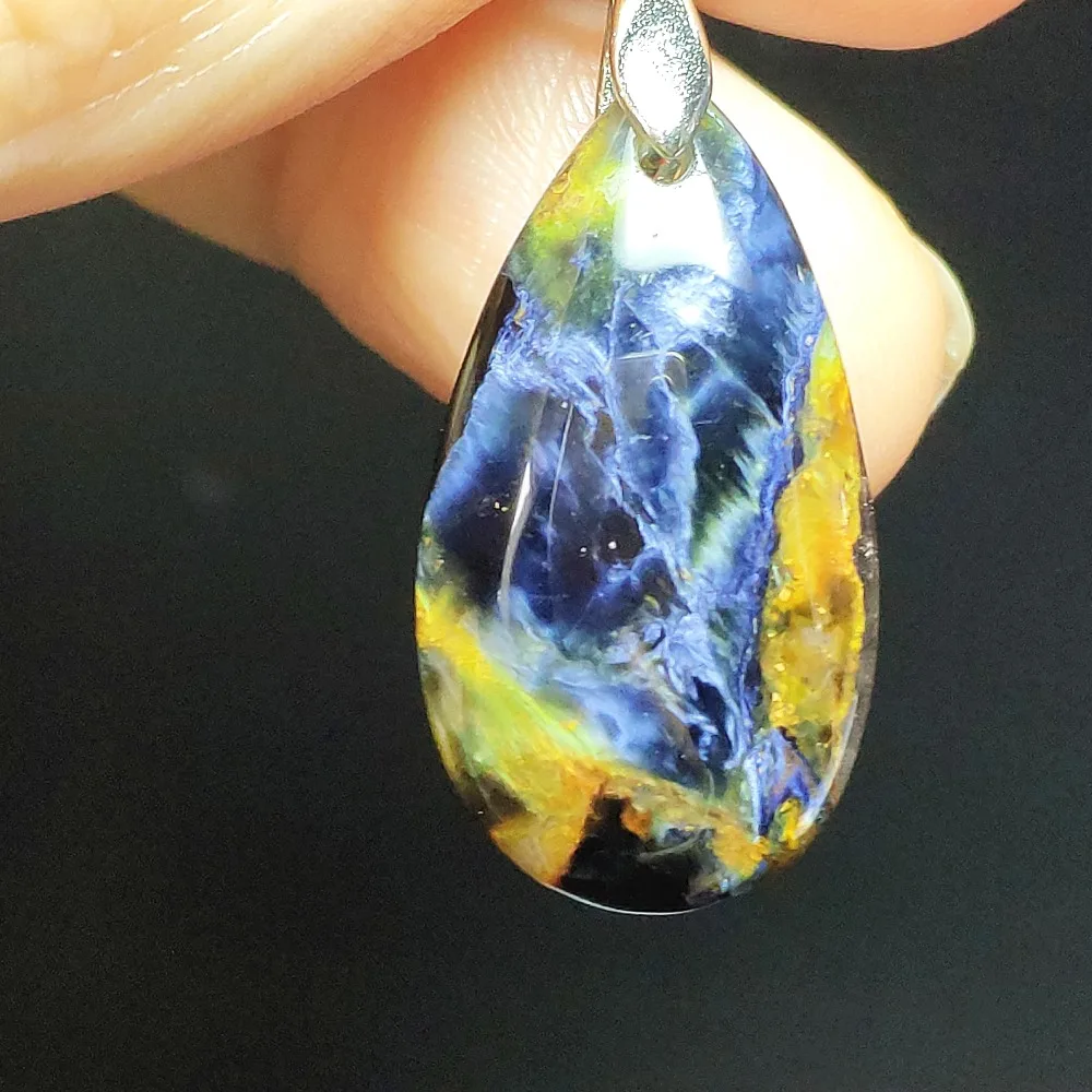 

Top Quality Natural Pietersite Blue From Namibia Pendant 25x14x7mm Woman Man Nice Best Jewelry Beads Reiki Drop Shipping AAAAA