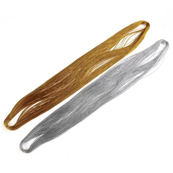 

New Arrival Satin Nylon 0.5mm Gold Silver Color Cord Perfect For Jewelry Making DIY Accessories 100m Wholesale