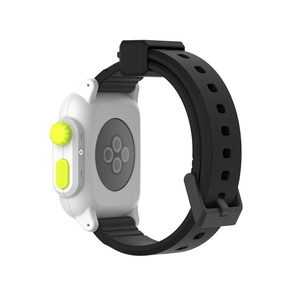

New Waterproof Shock Proof Impact Resistant case for Apple Watch series 3 2 Soft Silicone band for iwatch band 42mm accessories