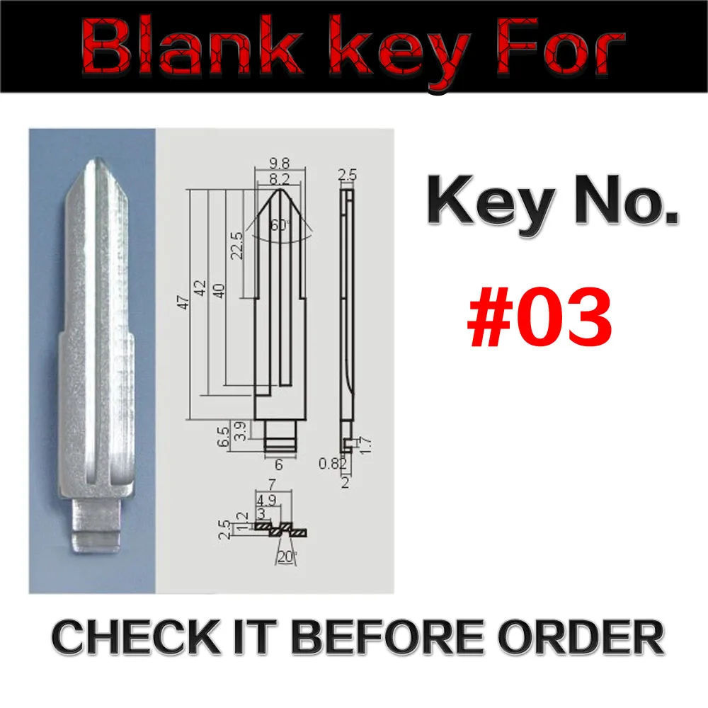 M604-8118 for Honda key #03 (70)