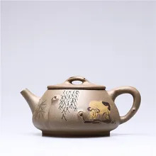 Zisha чайник настоящий мастер все ручной работы крупного рогатого скота каменный чайник производитель чистящей грязи специальная