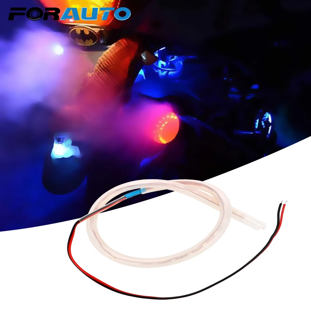 

1 Set Motorcycle Light Motorbike Exhaust Pipe Lamp LED Scooter Refit Torching Thermostability Lights Moto Decorative Lamps