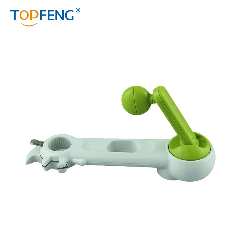 

TOPFENG Multifunctional 6 in 1 One Touch Can Jar Bottle Opener Kitchen Tool