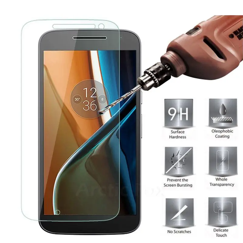 

MRGO Tempered Glass for Moto G4 Plus 2.5D Screen Protector 9H Phone Protective Film for Moto G4 Play Tempered Glass protection